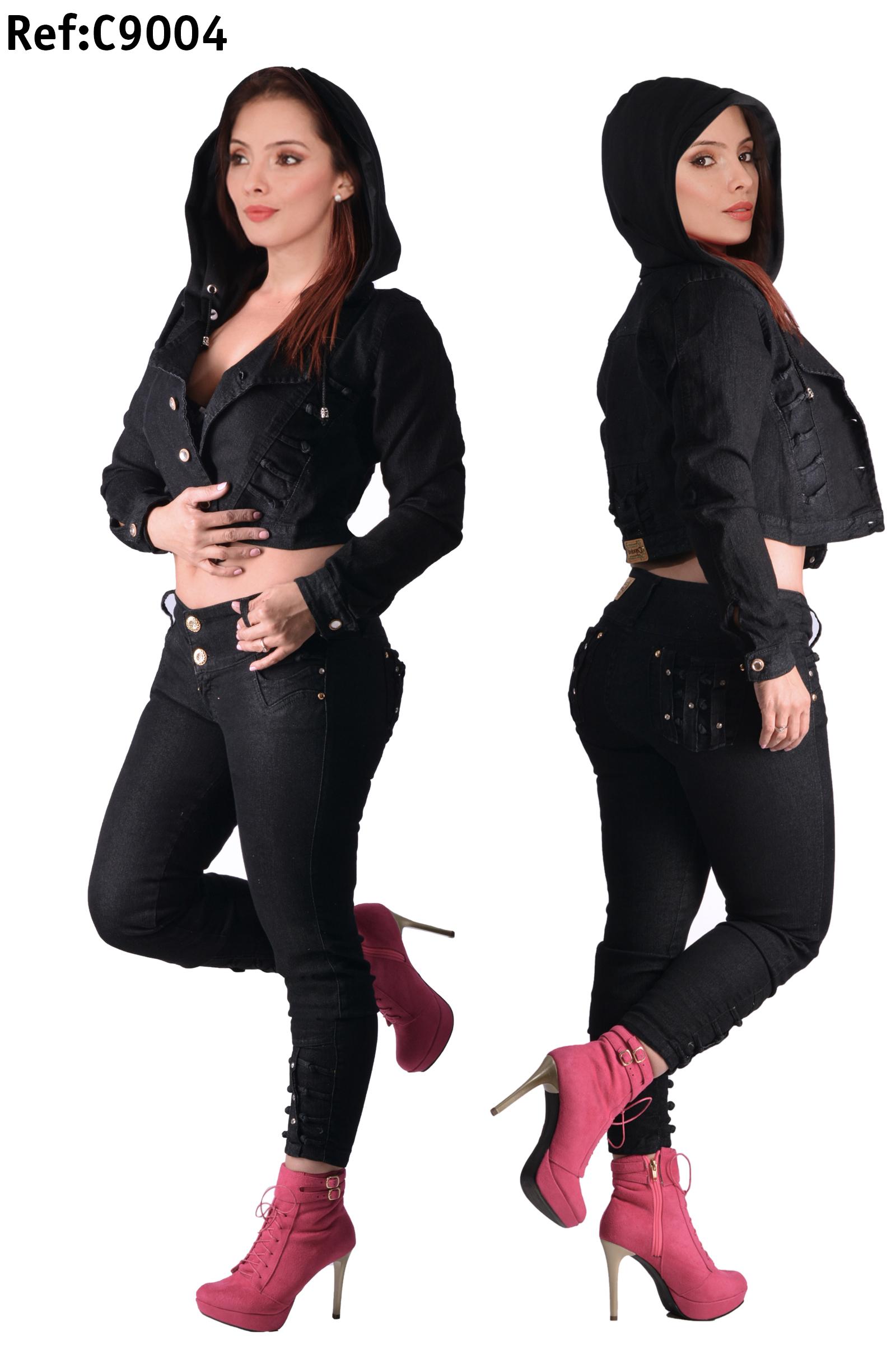 Conjunto para dama con efecto push up colombiano