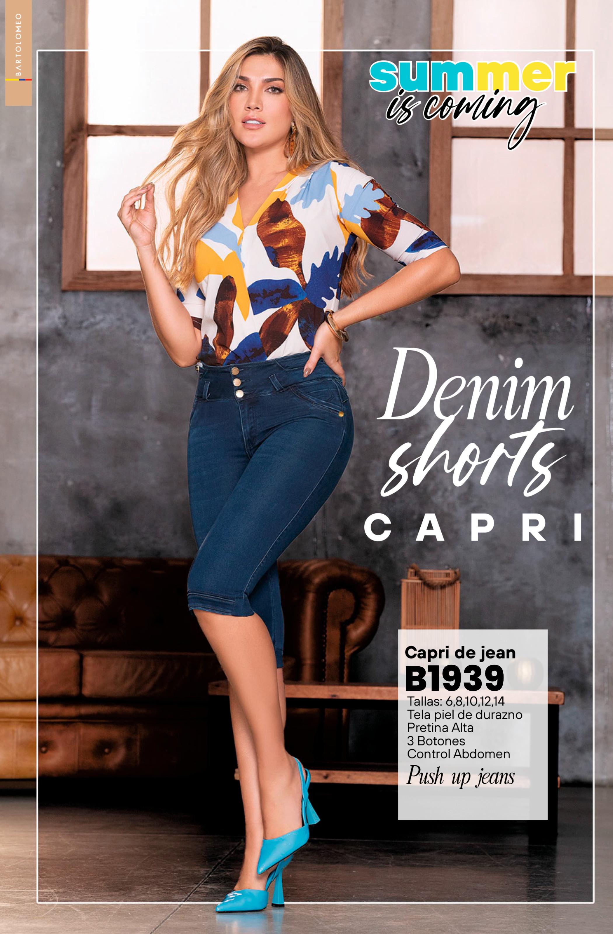 Capri de Jean Push Up